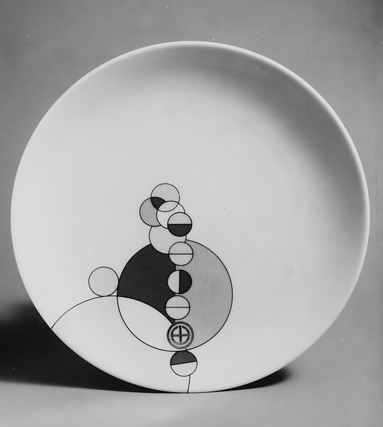 Salad Plate, Designed by Frank Lloyd Wright (American, Richland Center, Wisconsin 1867–1959 Phoenix, Arizona), Porcelain, American, Japanese 