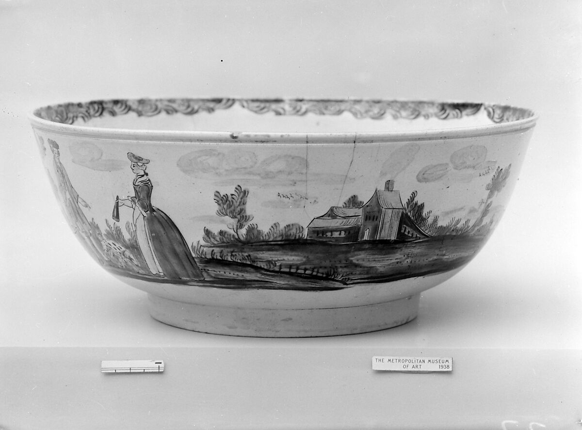 Bowl, Stoneware, British (American market) 