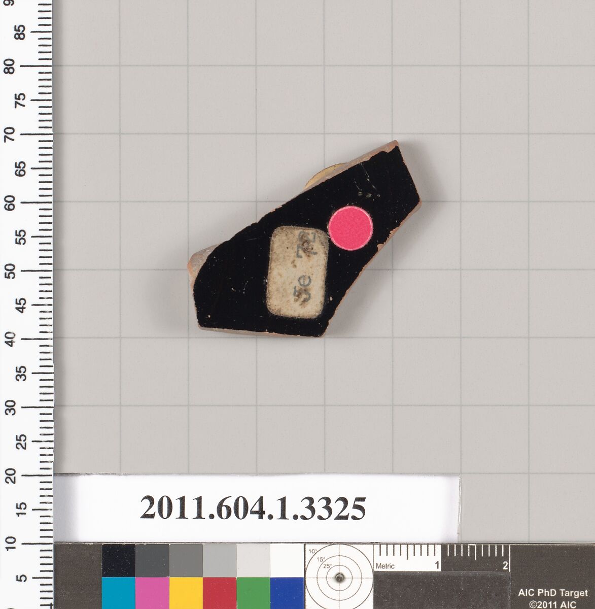 Terracotta fragment of a kylix (drinking cup), Terracotta, Greek, Attic