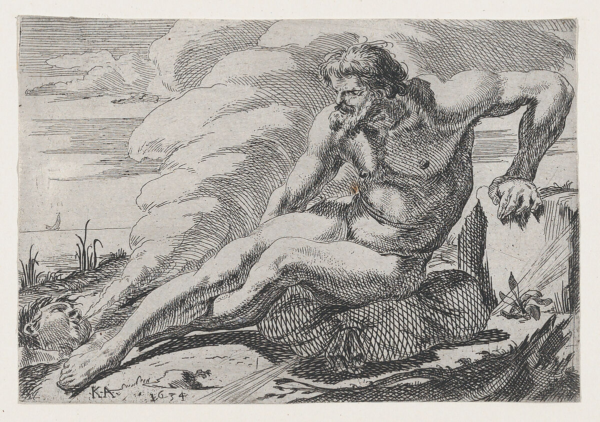 Winter, Charles Audran (French, Paris 1594–1674 Paris), Etching 