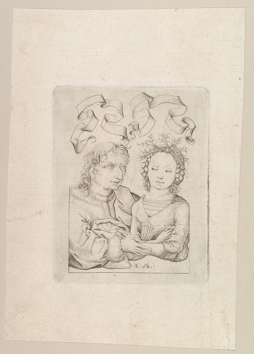 The Ill-Matched Couple, Israhel van Meckenem (German, Meckenem ca. 1440/45–1503 Bocholt), Engraving 