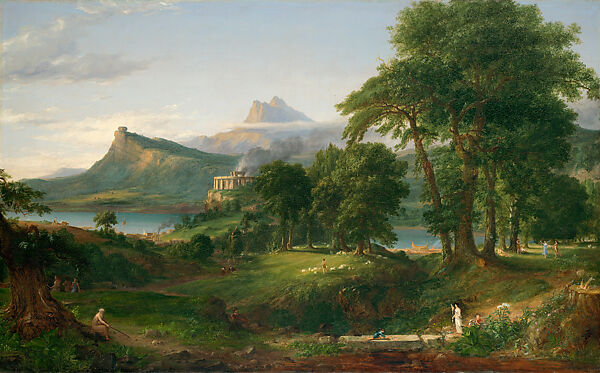 Thomas Cole The Course Of Empire The Arcadian Or Pastoral State American The Metropolitan Museum Of Art