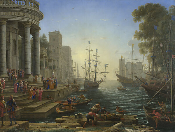 Claude Lorrain (Claude Gellée) | Seaport with the Embarkation of