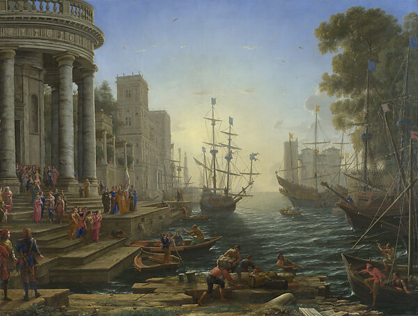 Claude Lorrain (Claude Gellée) | Seaport with the Embarkation of 