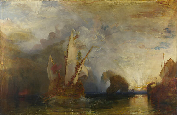 Ulysses Deriding Polyphemus - Homer's Odyssey, Joseph Mallord William Turner (British, London 1775–1851 London), Oil on canvas, British 