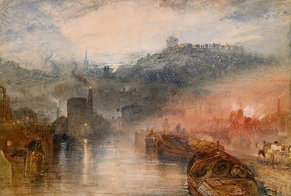 Dudley, Worcestershire, Joseph Mallord William Turner (British, London 1775–1851 London), Watercolor, gum arabic on paper, British 