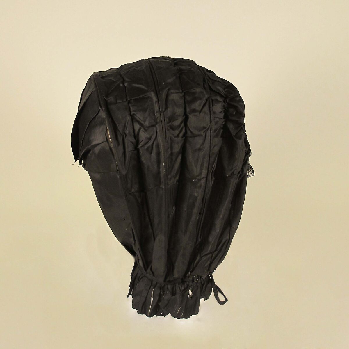 Calash, silk, probably British