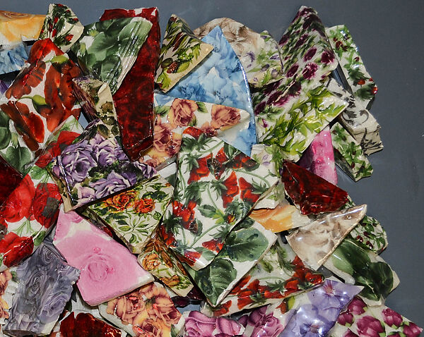 Broken II, Burçak Bingöl (Turkish, born Görele, Turkey, 1976), Stonepaste; drawn, painted, glazed and glued