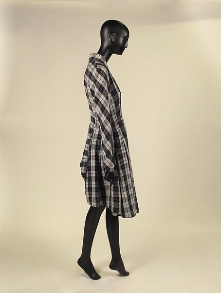 Dress, John Galliano (founded 1984), cotton, polyester, viscose, silk, metal, British