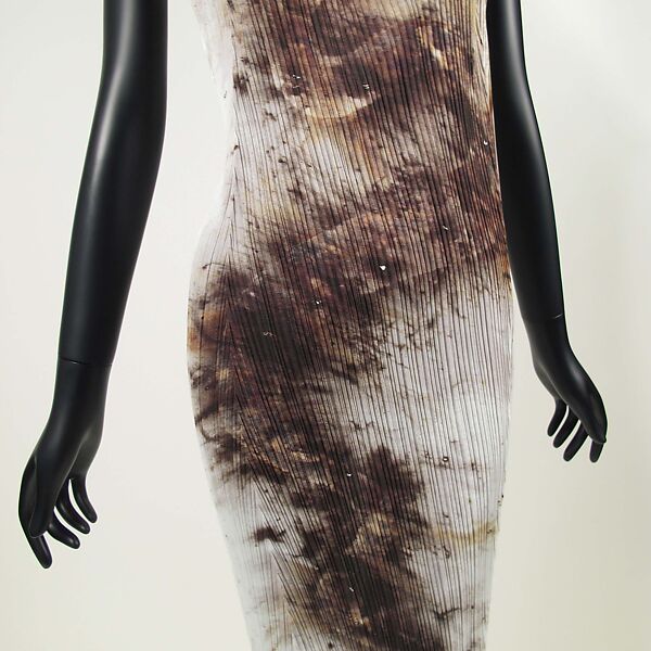 Dress, Issey Miyake (Japanese, 1938–2022), polyester, Japanese