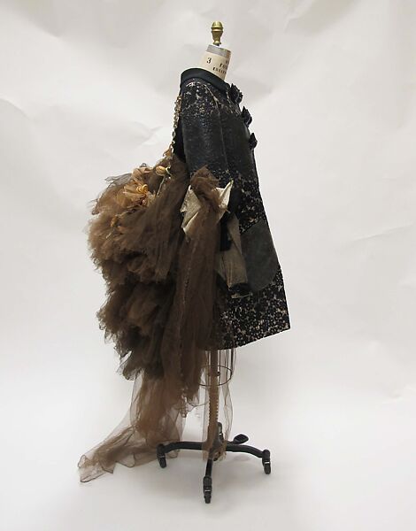 Ensemble, Maison Margiela (French, founded 1988), silk, cotton, leather, plastic (cellulose nitrate, polyurethane, polyvinyl chloride), rubber, metal, French