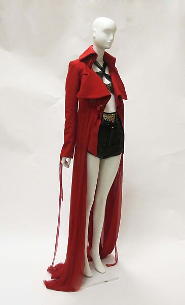 Ensemble, Maison Margiela (French, founded 1988), wool, silk, cotton, leather, synthetic, French