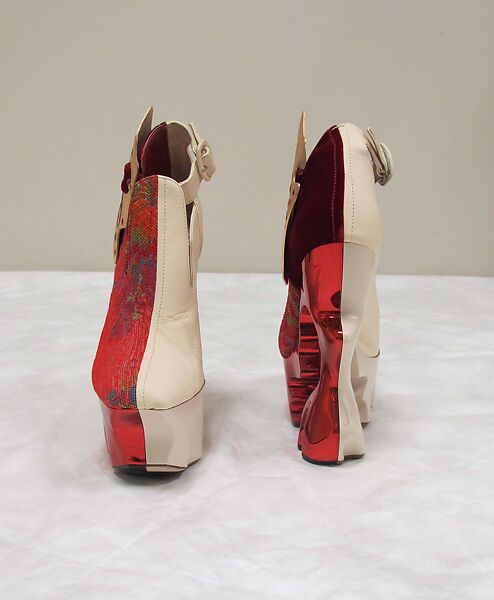 Ensemble, Maison Margiela (French, founded 1988), wool, silk, cotton, leather, synthetic, French