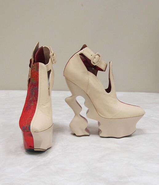 Ensemble, Maison Margiela (French, founded 1988), wool, silk, cotton, leather, synthetic, French