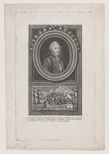 Portrait of Charles Henri, Comte D'Estaing