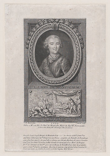Portrait of L. J. Marquis de Mont-Calm