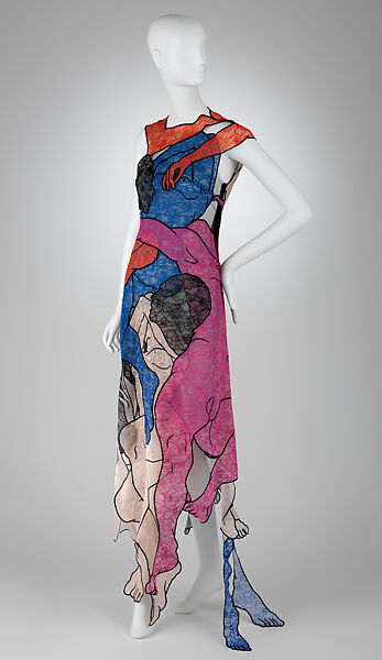Dress, Christopher Kane (British, born 1982), silk, polyamide, polyester, British