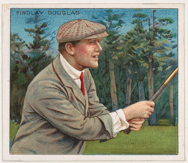 Findlay S. Douglas, Golf, from Mecca & Hassan Champion Athlete and Prize Fighter collection, 1910, Mecca Cigarettes (American), Commercial color lithograph 