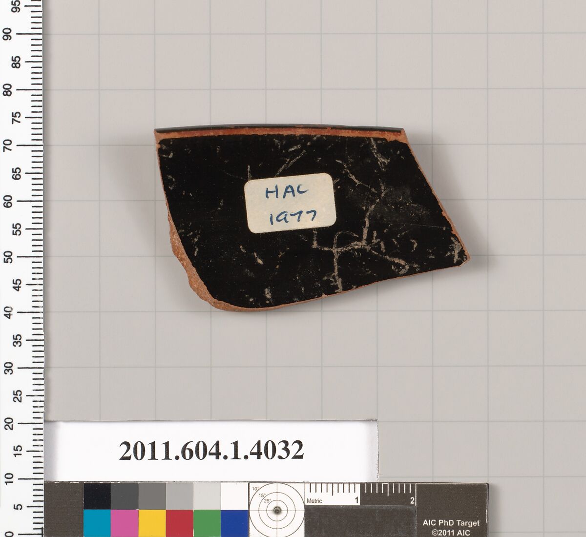Terracotta rim fragment of a kylix (drinking cup), Terracotta, Greek, Attic