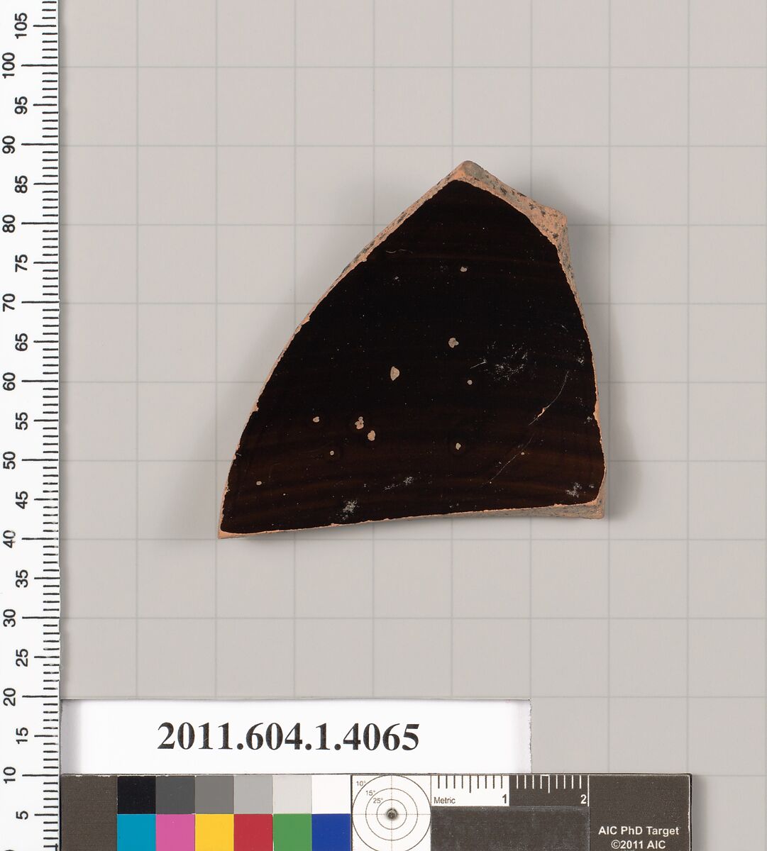 Terracotta fragment of a kylix or skyphos?, Terracotta, Greek, Attic