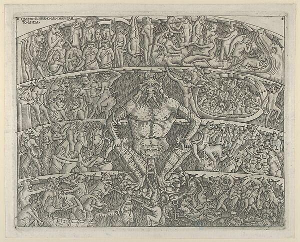 Anonymous, Italian, Florentine, 15th century | The Inferno according to ...