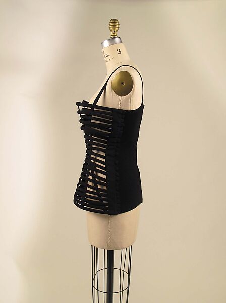 yohji yamamoto bustier jacket 美品 Yohji Yamamoto - Bustier - Japanese - The Metropolitan Museum of Art