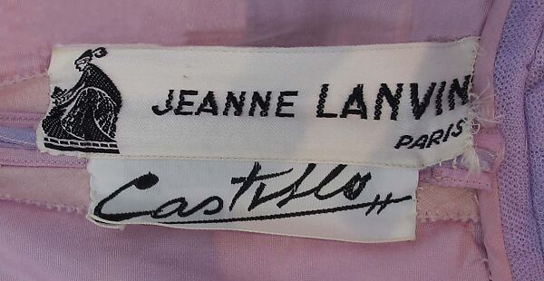 Dress, Lanvin-Castillo (French, active 1950–62), synthetic, metal, French