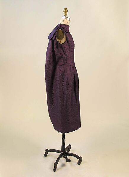 Cocktail dress, House of Balenciaga (French, founded 1937), silk, synthetic, cotton, metal, French