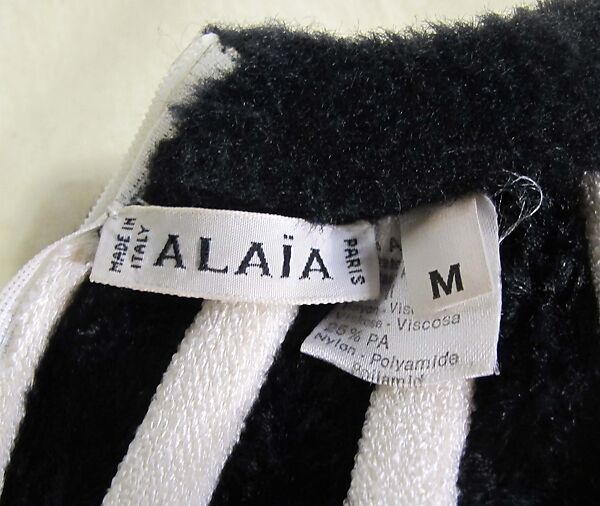 Dress, Azzedine Alaïa (French (born Tunisia), Tunis 1935–2017 Paris), Acetate, rayon, nylon, Spandex, metal, French