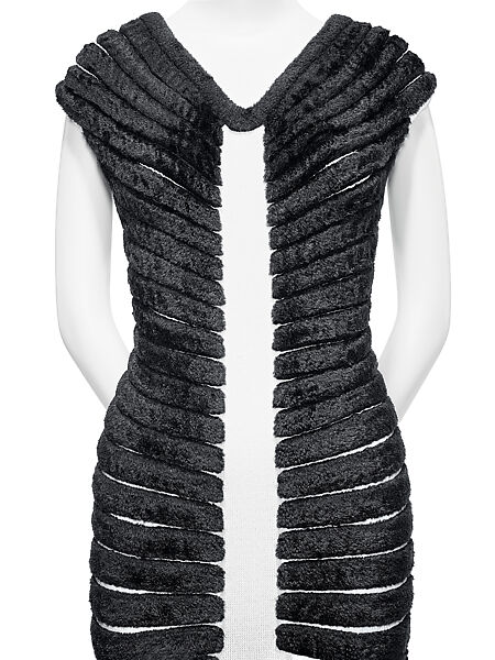 Dress, Azzedine Alaïa (French (born Tunisia), Tunis 1935–2017 Paris), Acetate, rayon, nylon, Spandex, metal, French