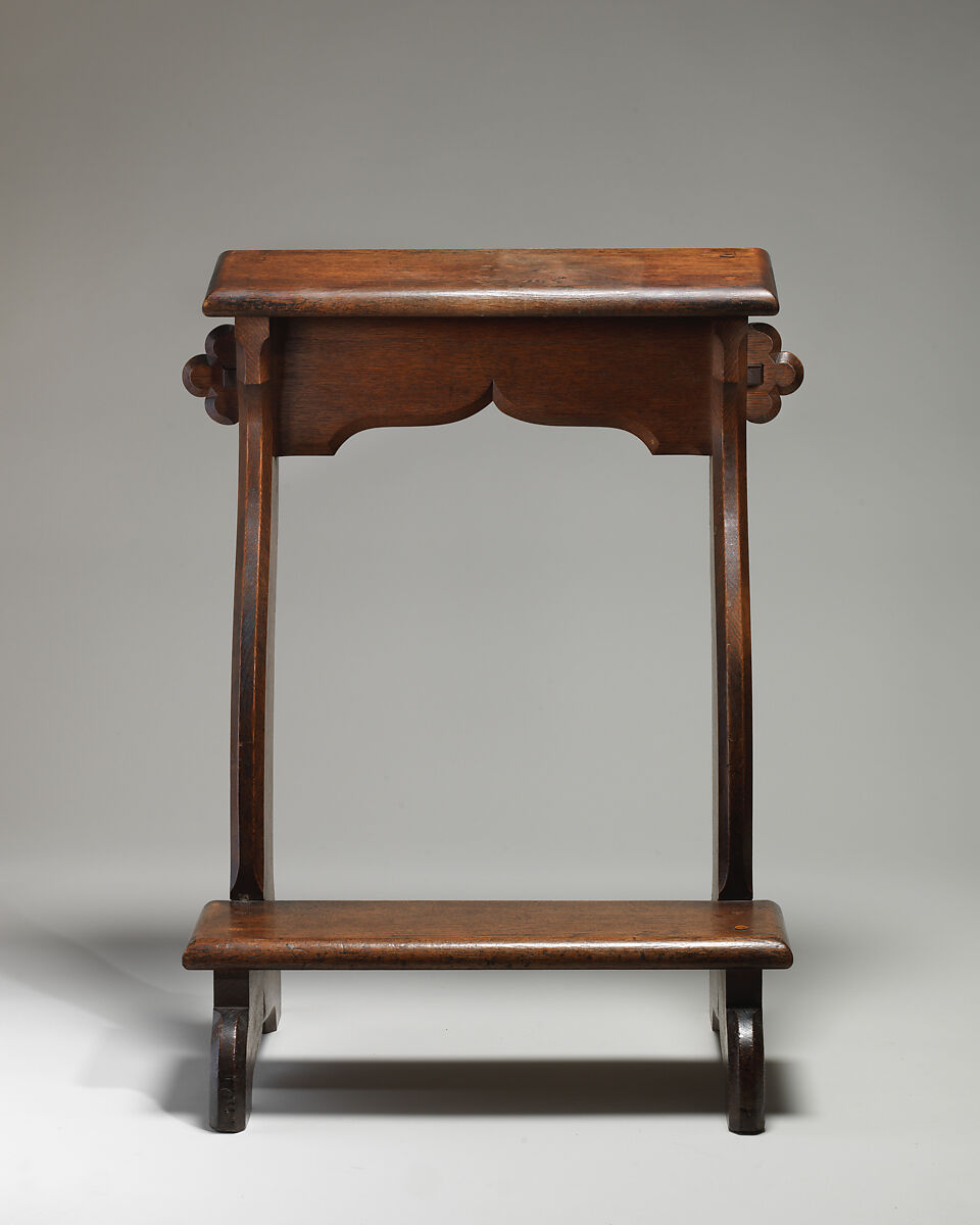 Prayer desk, Augustus Welby Northmore Pugin (British, London 1812–1852 Ramsgate), Oak, British