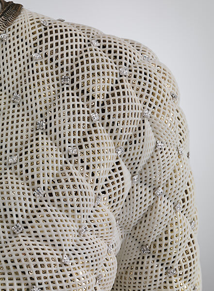 Ensemble, House of Chanel (French, founded 1910), (a) plastic (polyamide), silk, synthetic, metal; (b) plastic (polyamide), silk, synthetic, metal; (c) silk, synthetic, metal, French