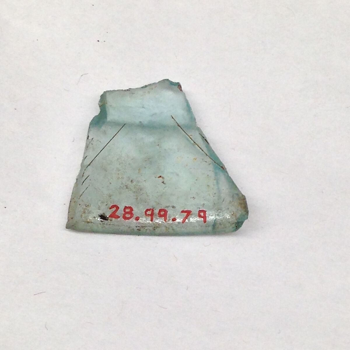 Fragment, Glass, ceramic, European or Middle Eastern 