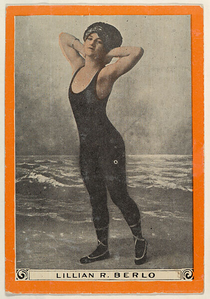 Lillian R. Berlo, No. 47, from the Champion Women Swimmers series (T221), issued by Pan Handle Scrap, Issued by Pan Handle Scrap Company, Commercial color lithograph 