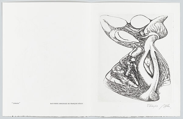 Tomorrow, François Béalu (French, born Amilly, 1932), Etching