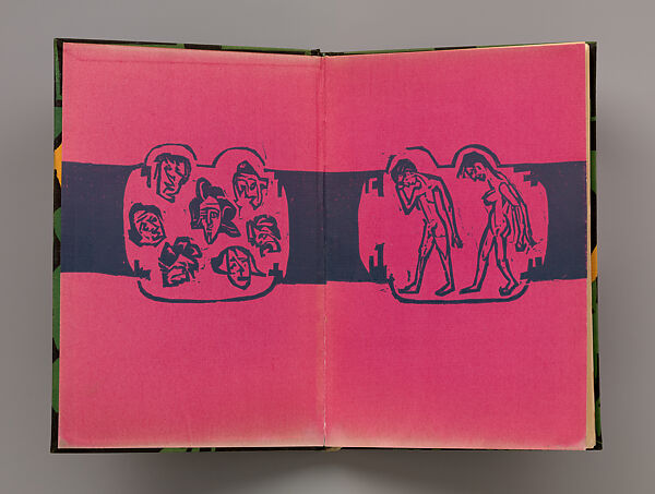 Umbra vitae (Shadow of Life), Ernst Ludwig Kirchner (German, Aschaffenburg 1880–1938 Frauenkirch), Book with woodcut illustrations