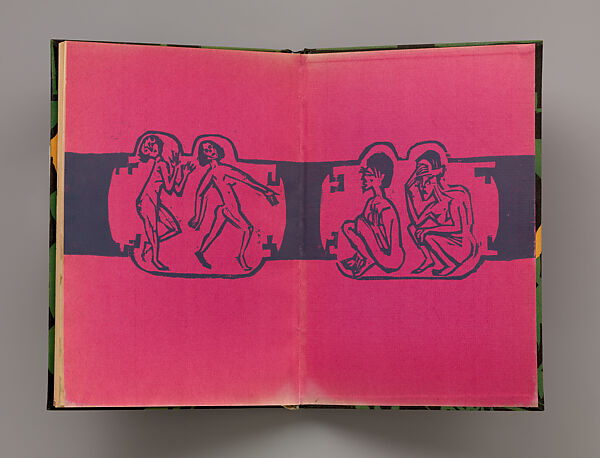 Umbra vitae (Shadow of Life), Ernst Ludwig Kirchner (German, Aschaffenburg 1880–1938 Frauenkirch), Book with woodcut illustrations