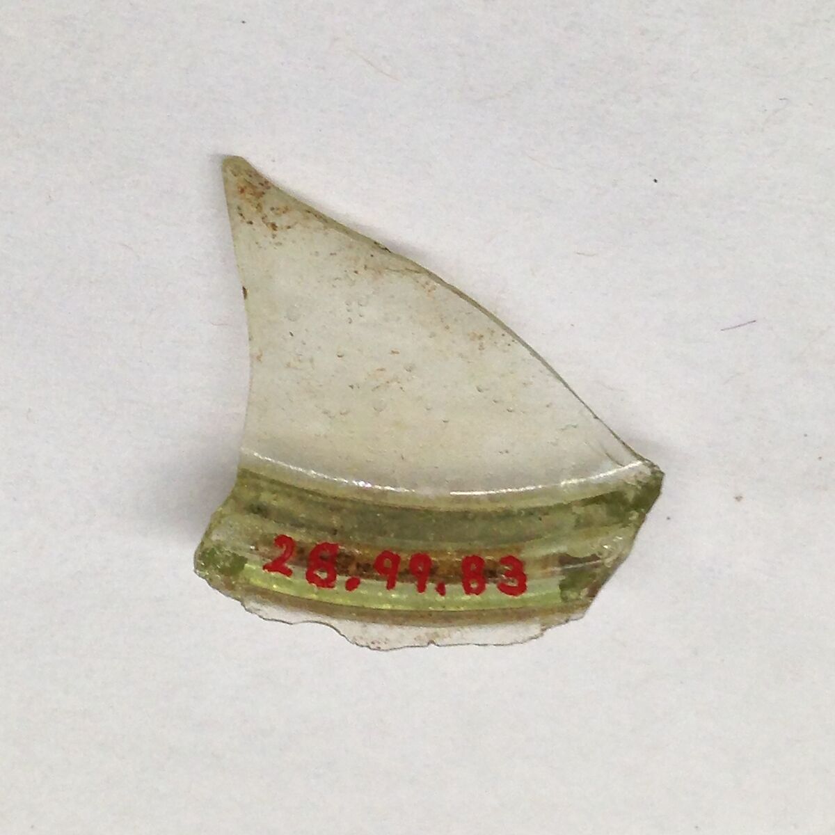 Fragment, Glass, ceramic, European or Middle Eastern 