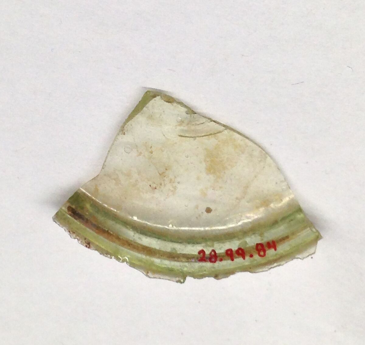 Fragment, Glass, ceramic, European or Middle Eastern 