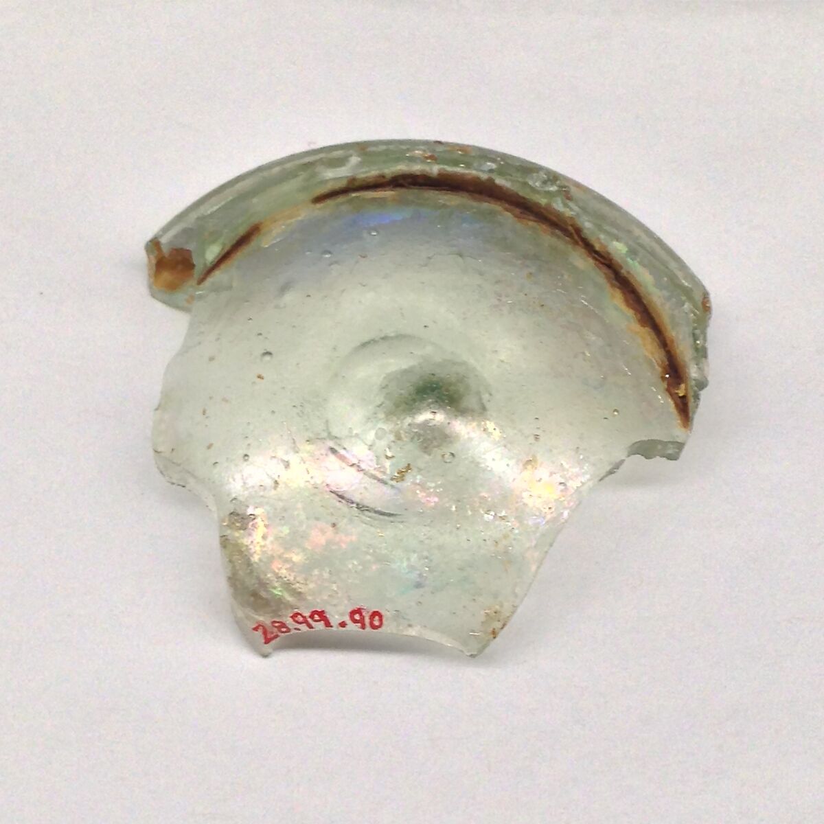 Fragment, Glass, ceramic, European or Middle Eastern 