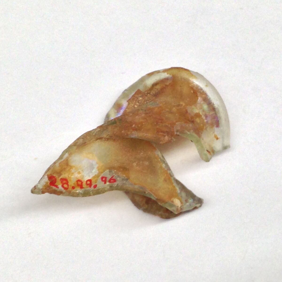 Fragment, Glass, ceramic, European or Middle Eastern 