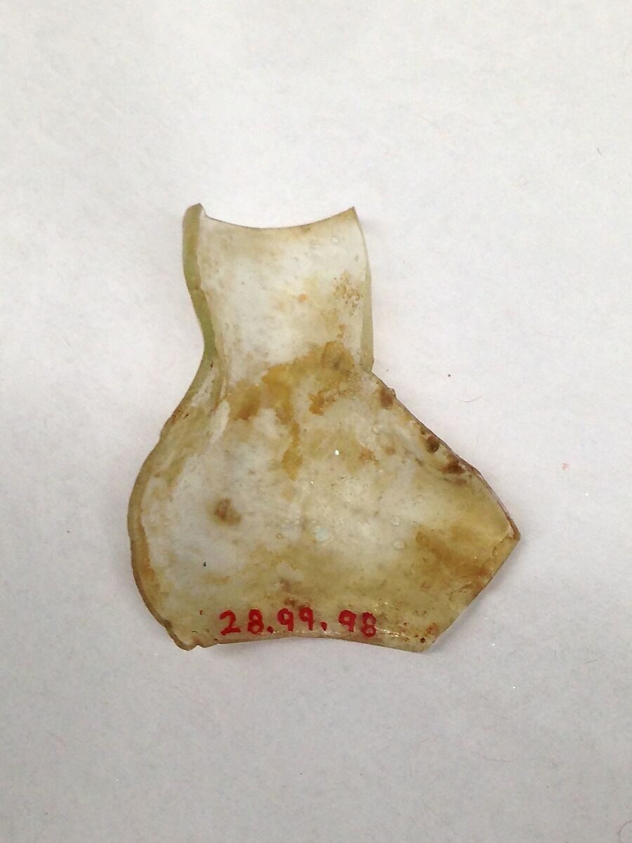 Fragment, Glass, ceramic, European or Middle Eastern 