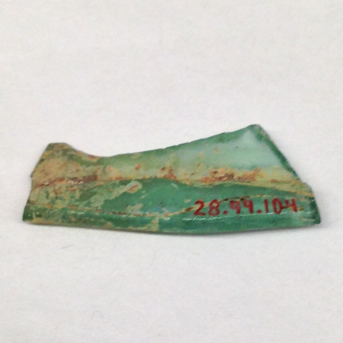 Fragment, Glass, ceramic, European or Middle Eastern 