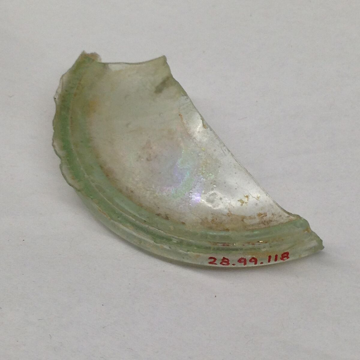 Fragment, Glass, ceramic, European or Middle Eastern 