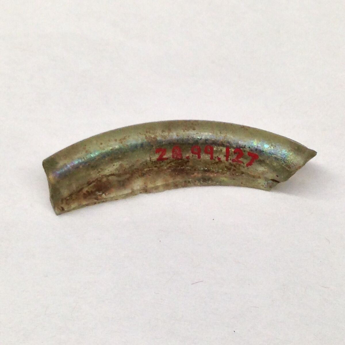 Fragment, Glass, ceramic, European or Middle Eastern 