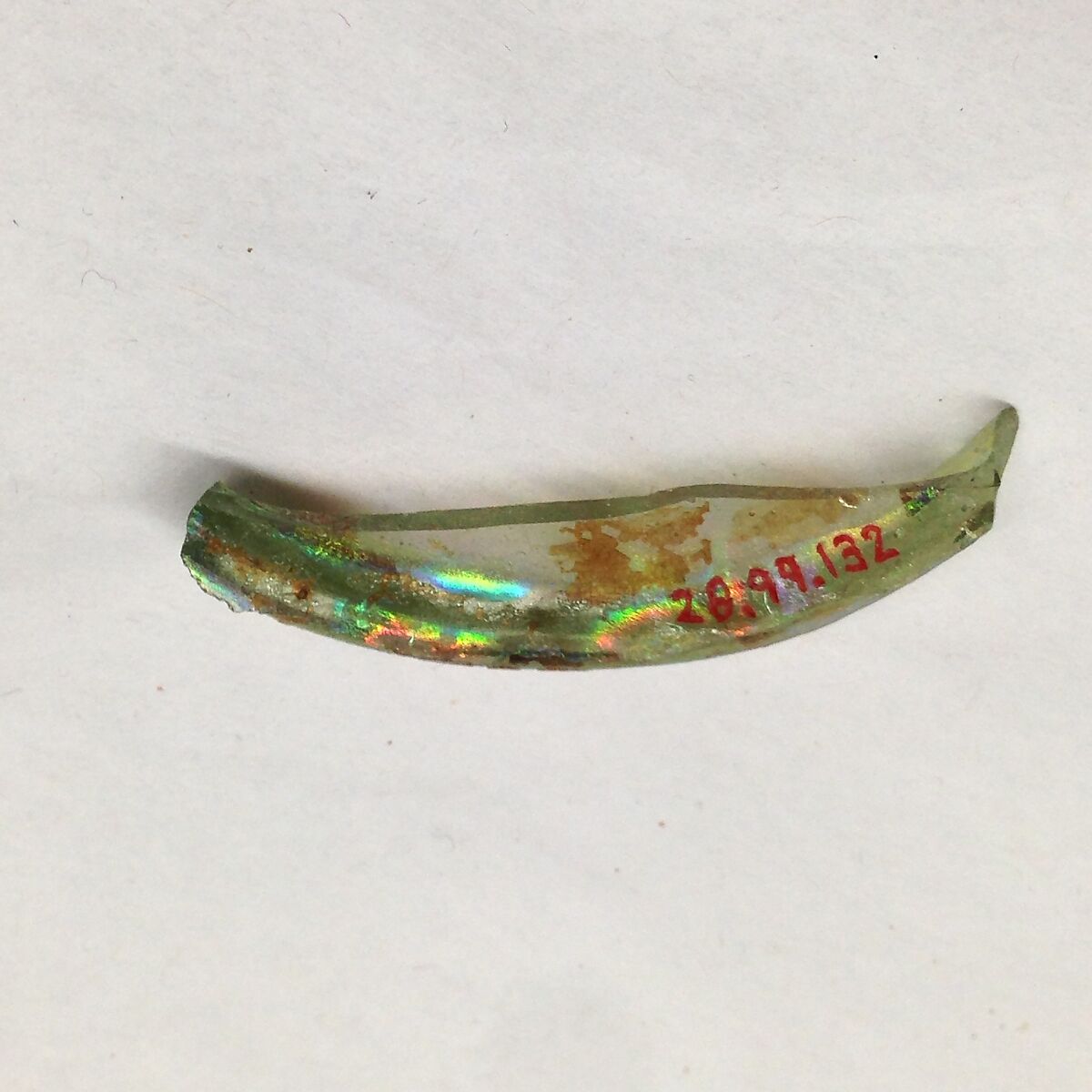 Fragment, Glass, ceramic, European or Middle Eastern 