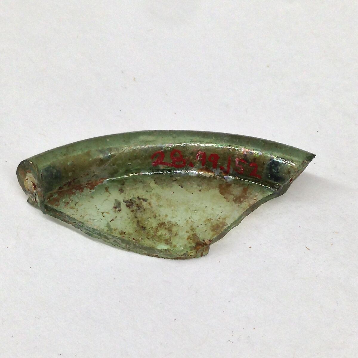 Fragment, Glass, ceramic, European or Middle Eastern 