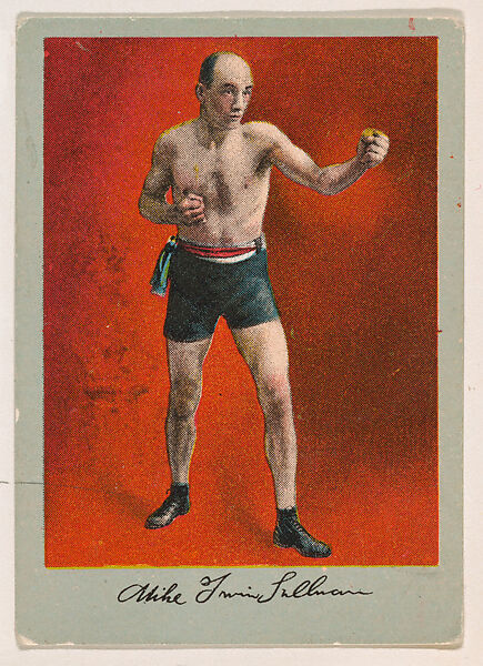Mike (Twin) Sullivan, from the Prize Fighter series (T225-101), issued in cigarettes distributed by The Khedivial Company and The Surbrug Company, Issued by The Khedivial Company, Commercial color lithograph 