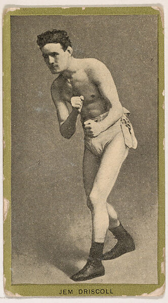 Jem Driscoll, from the Pugilistic Subjects series (T226), issued by Red Sun Cigarettes, Issued by Red Sun Cigarettes, Commercial color lithograph 