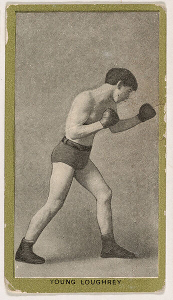 Young Loughrey, from the Pugilistic Subjects series (T226), issued by Red Sun Cigarettes, Issued by Red Sun Cigarettes, Commercial color lithograph 